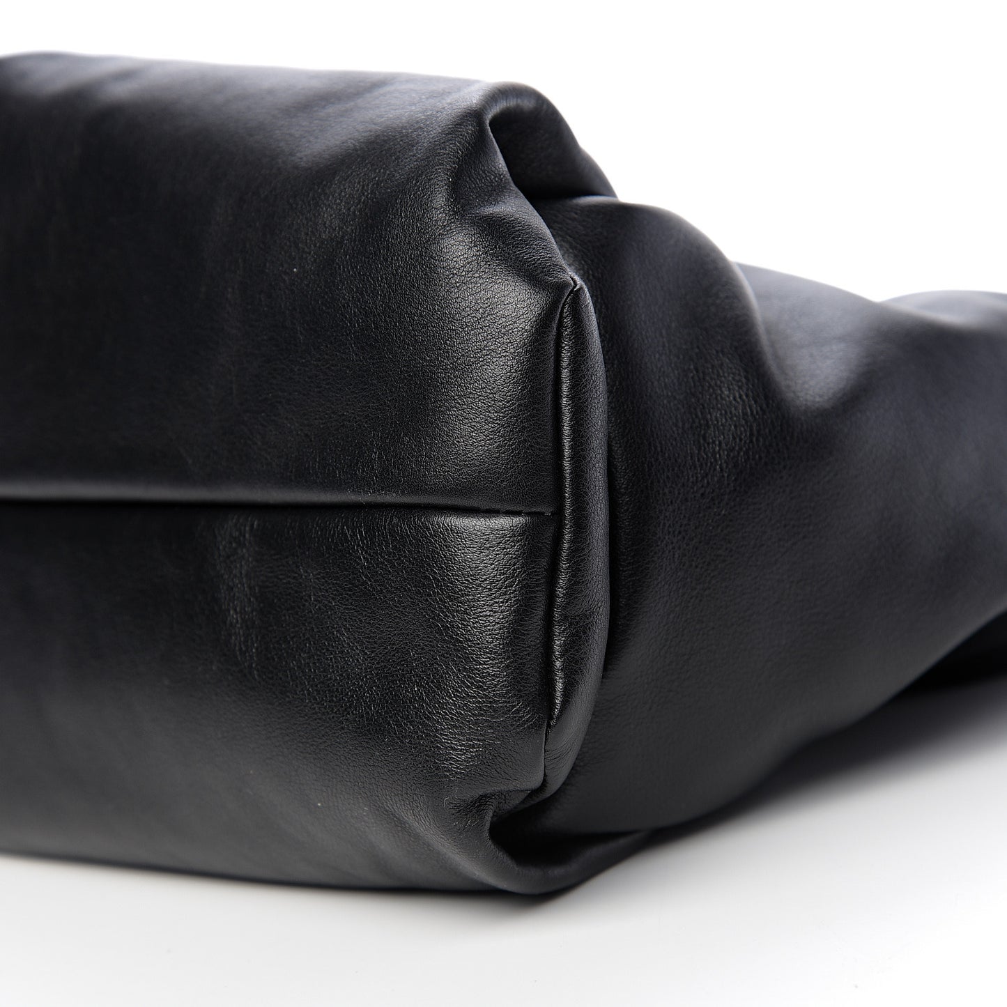 Smooth Butter Calfskin Small The Shoulder Pouch Black