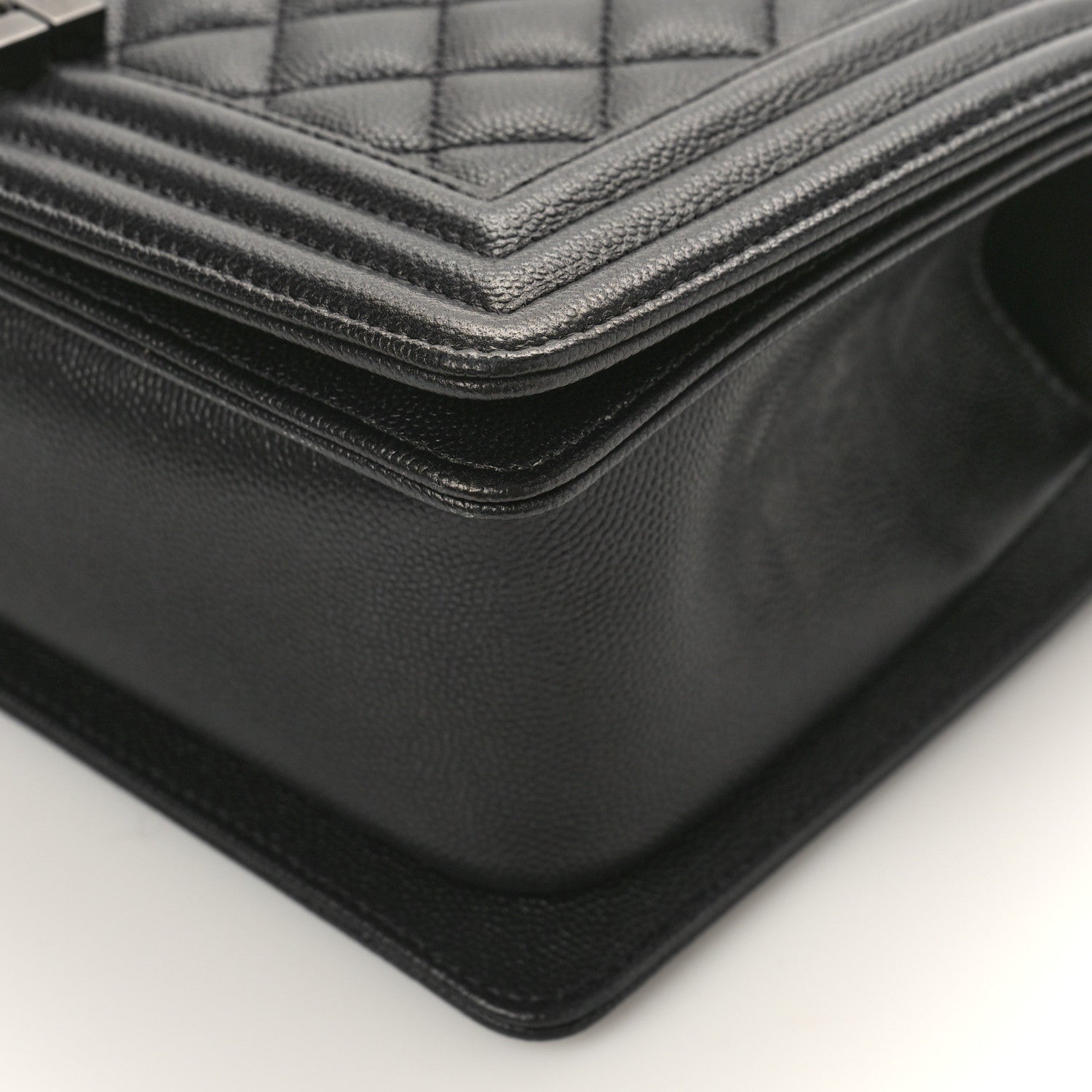 Chanel Caviar Quilted Medium Boy Flap So Black 9 of 9
