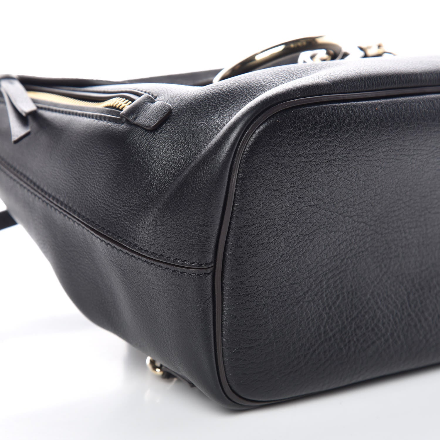 Chloe Suede Calfskin Small Faye Backpack Black 5 of 8