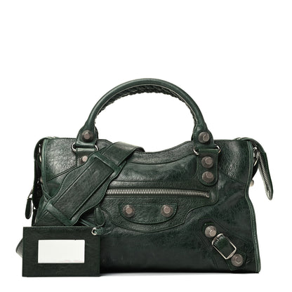 Balenciaga Agneau Giant 21 Silver Hardware City Evergreen 1 of 10