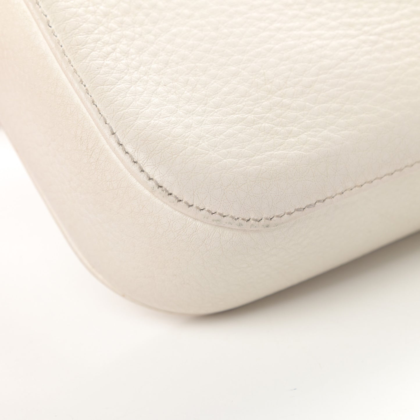 Calfskin Logo S Everyday Camera Bag White