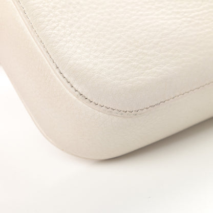Balenciaga Calfskin Logo S Everyday Camera Bag White 9 of 18