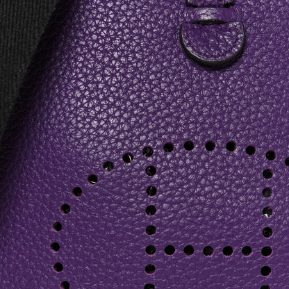 Hermes Taurillon Clemence Amazone Evelyne TPM Ultraviolet 8 of 12