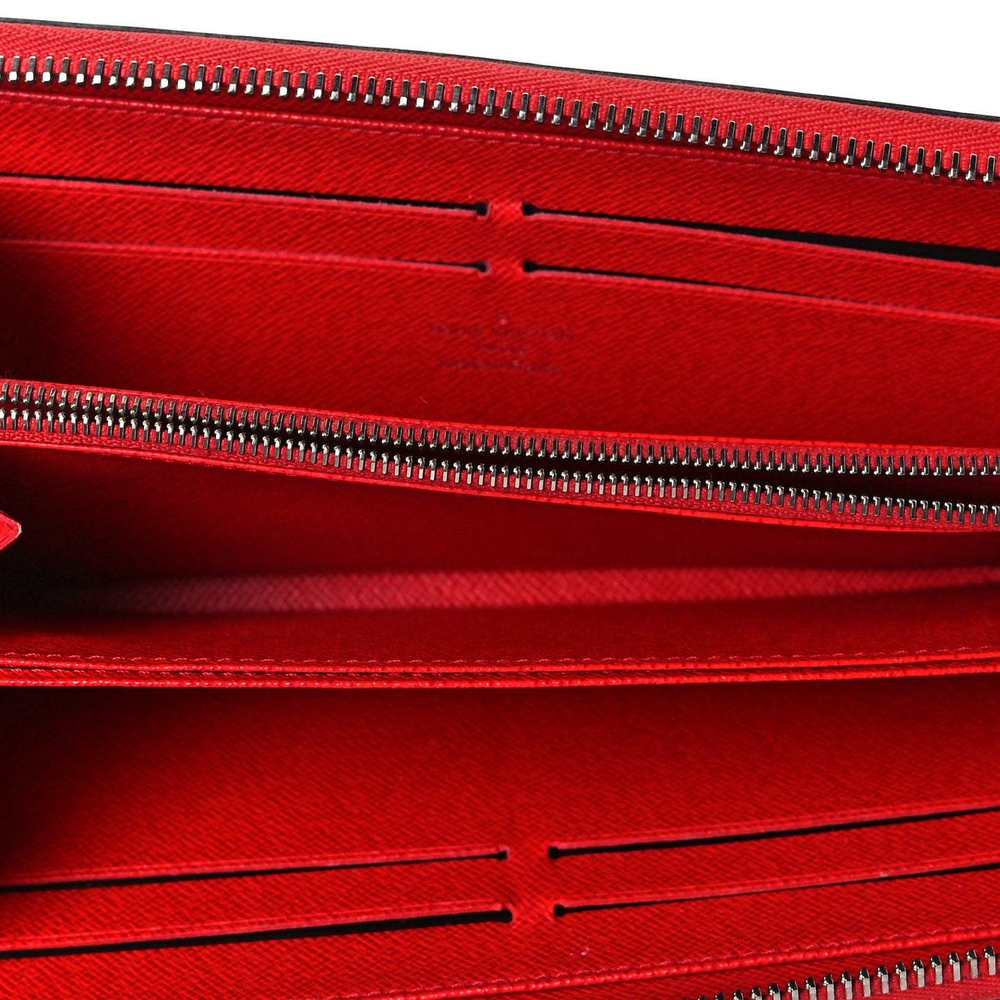 Epi Zippy Wallet Coquelicot