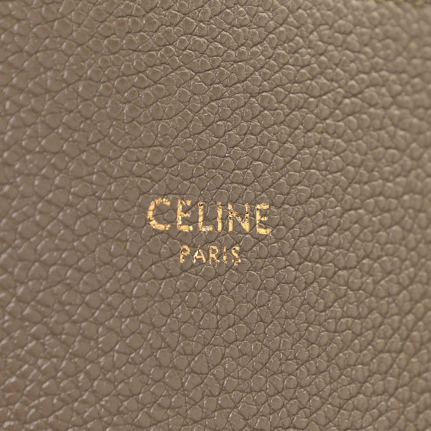 Soft Grained Calfskin Medium Belt Cabas Phantom Taupe