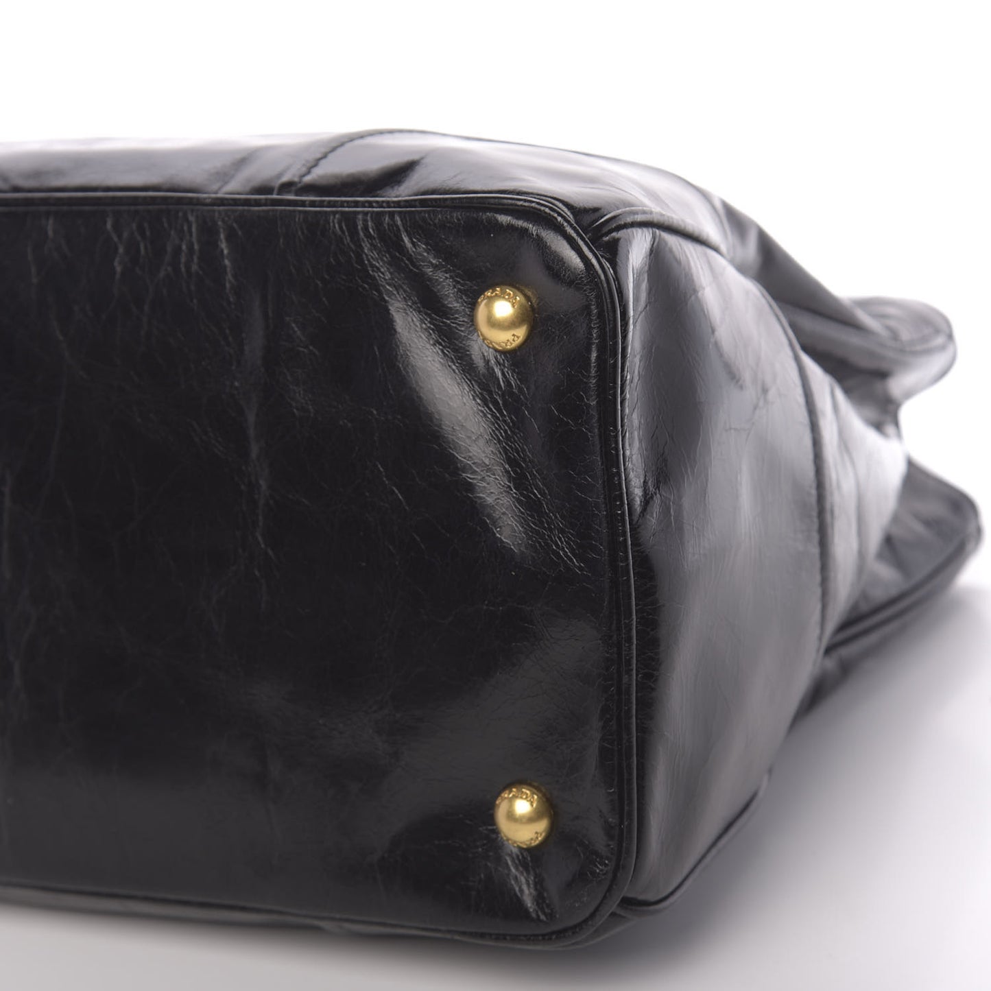Vitello Shine Tote Black
