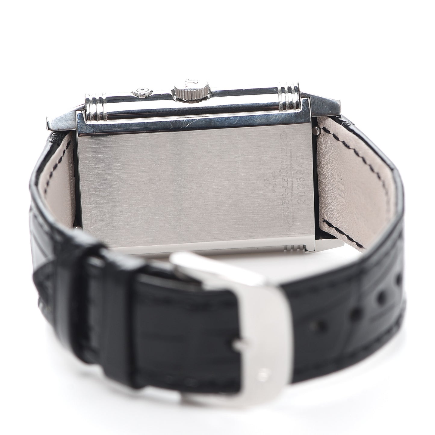Stainless Steel Alligator 27mm Reverso Manual Winding Watch Q385820