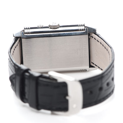 Jaeger-LeCoultre Stainless Steel Alligator 27mm Reverso Manual Winding Watch Q385820 5 of 6