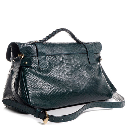 Mulberry Silky Snake Print Alexa Petrol 5 of 12