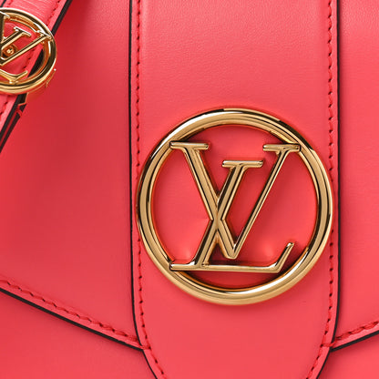 Louis Vuitton LOUIS VUITTON Smooth Calfskin LV Pont 9 Dahlia 7 of 9