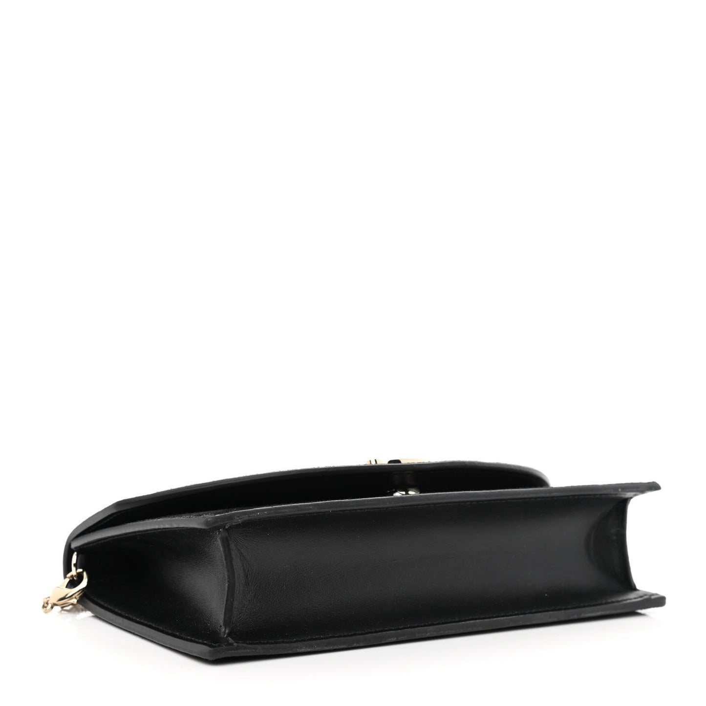 Suede Loubi54 Crossbody Clutch Black