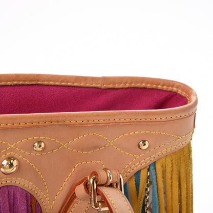 Louis Vuitton Monogram Multicolor Fringe Bucket White 9 of 11