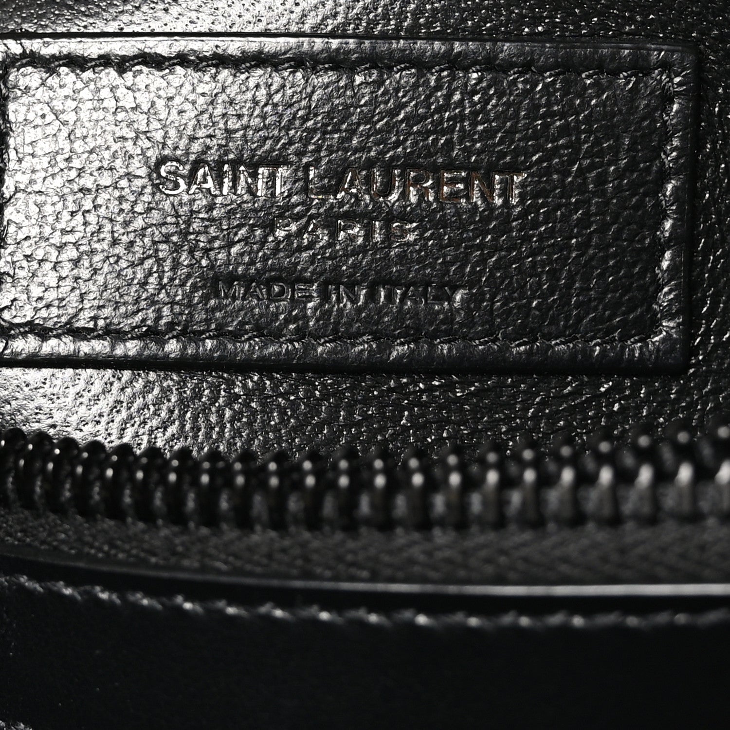Saint Laurent Calfskin Y Quilted Monogram Monochrome Small Loulou Chain Satchel Black 6 of 10