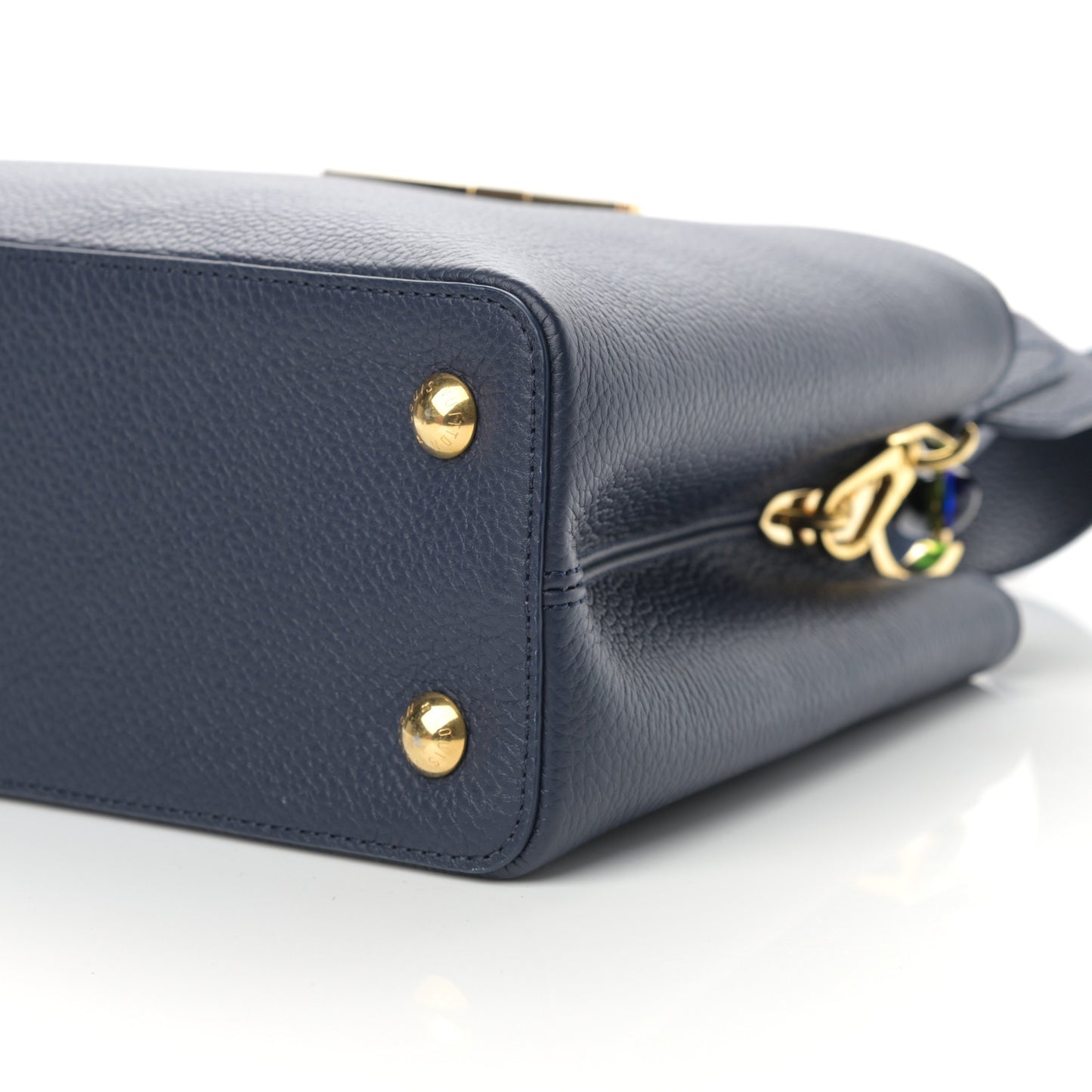 Taurillon Resin Capucines Murano MM Midnight Blue