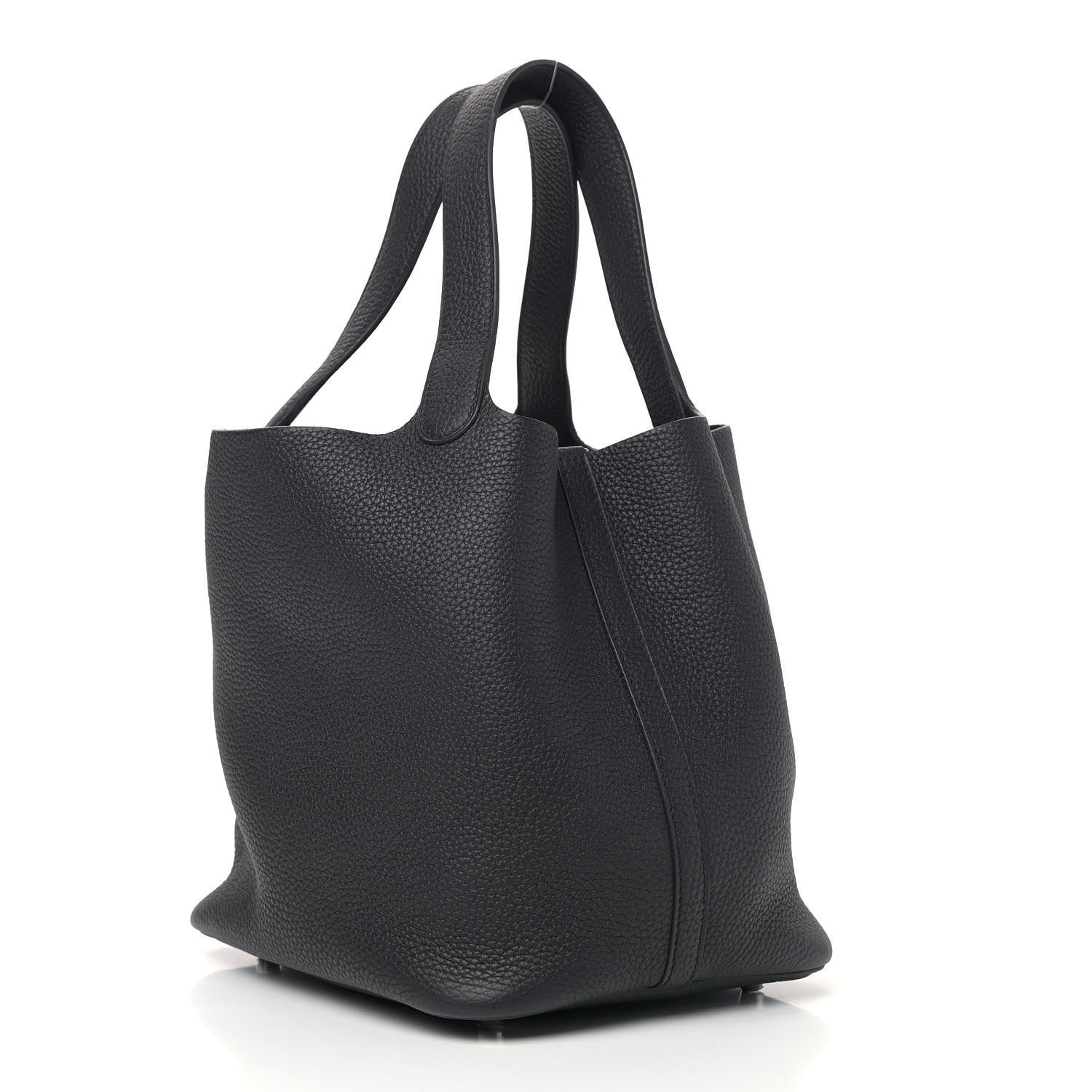 Hermes Taurillon Clemence Picotin Lock 22 MM Black 2 of 4