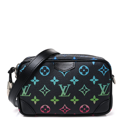 Louis Vuitton Monogram Iridescent Trocadero Wearable Wallet Black 1 of 8