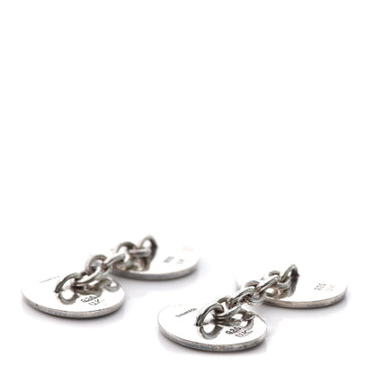Tiffany Sterling Silver Enamel Grasshopper Cufflinks 3 of 4