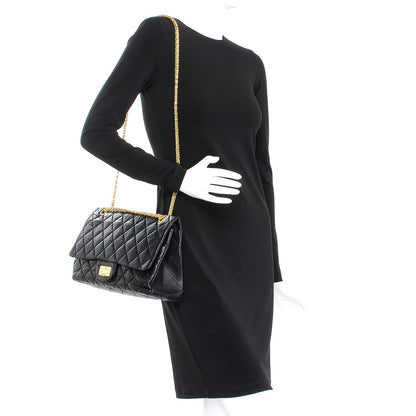 Chanel Aged Calfskin Quilted 2.55 Reissue 227 Flap Black 2 of 7