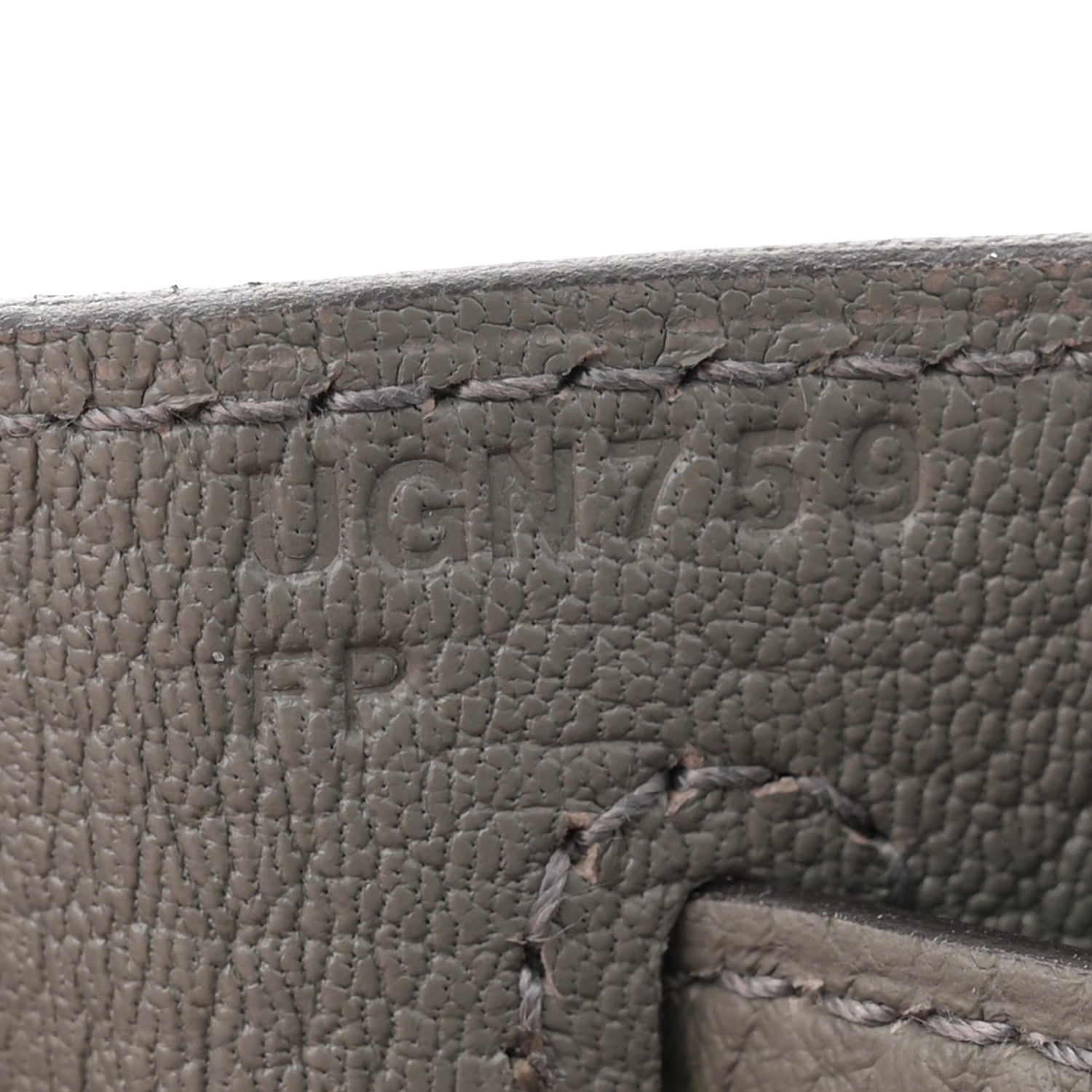 Hermes Togo Kelly Retourne 28 Gris Meyer 7 of 11