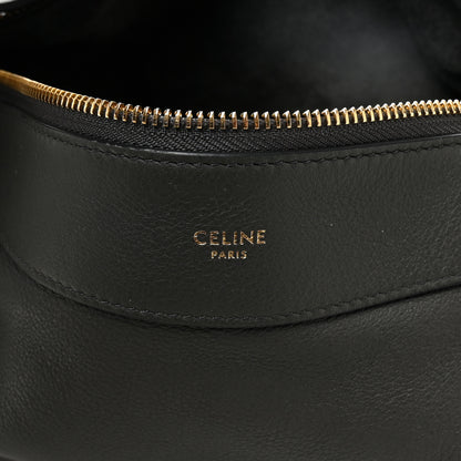 Celine Supple Calfskin Medium Romy Shoulder Bag Grey 6 of 9