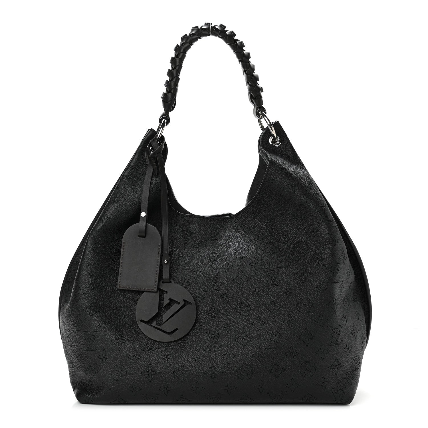Louis Vuitton Mahina Carmel Hobo Black 1 of 12
