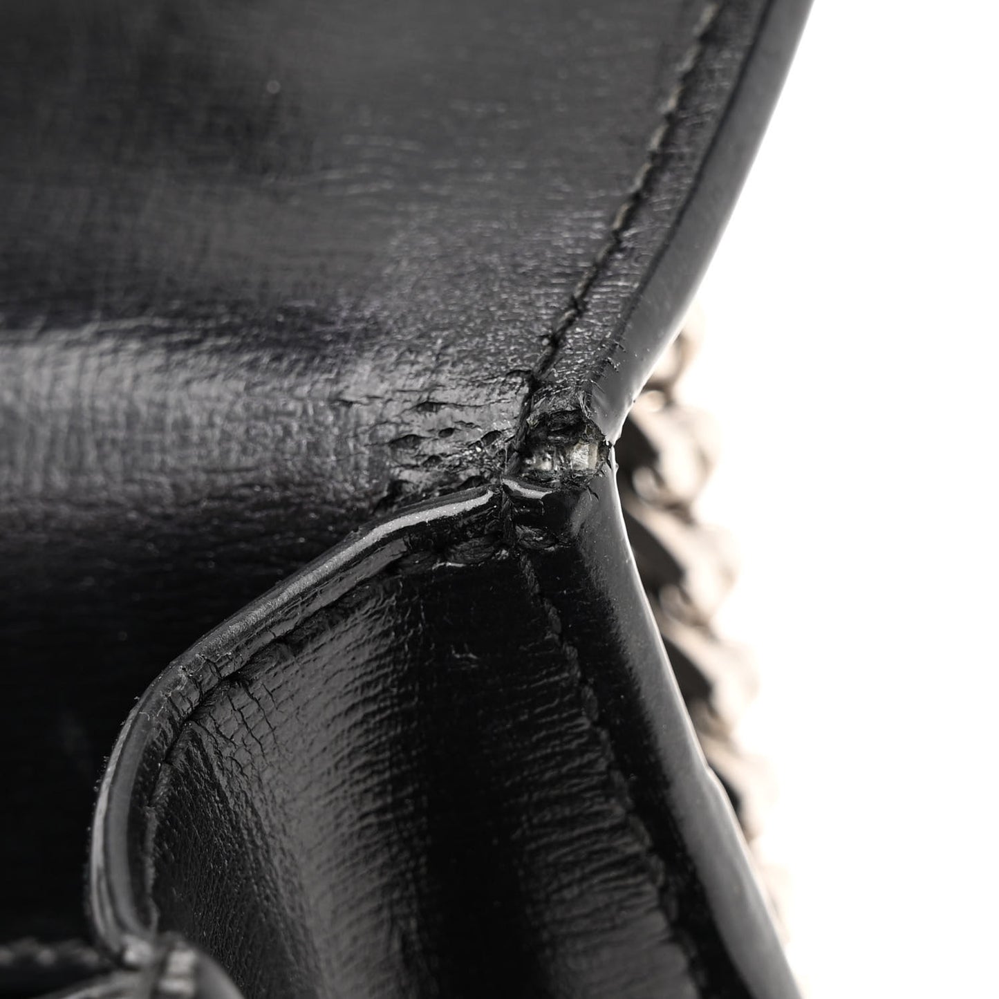 Coated Bark Calfskin Medium Monogram Sunset Black