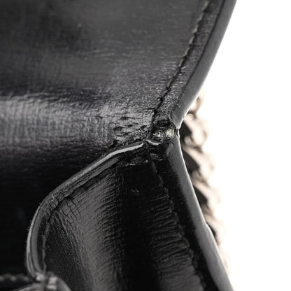 Saint Laurent Coated Bark Calfskin Medium Monogram Sunset Black 13 of 17