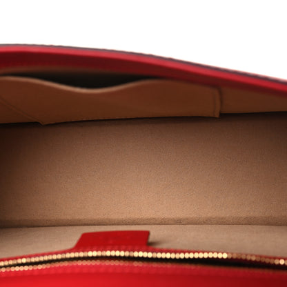 Gucci Calfskin Small Sylvie Shoulder Bag Hibiscus Red 5 of 11