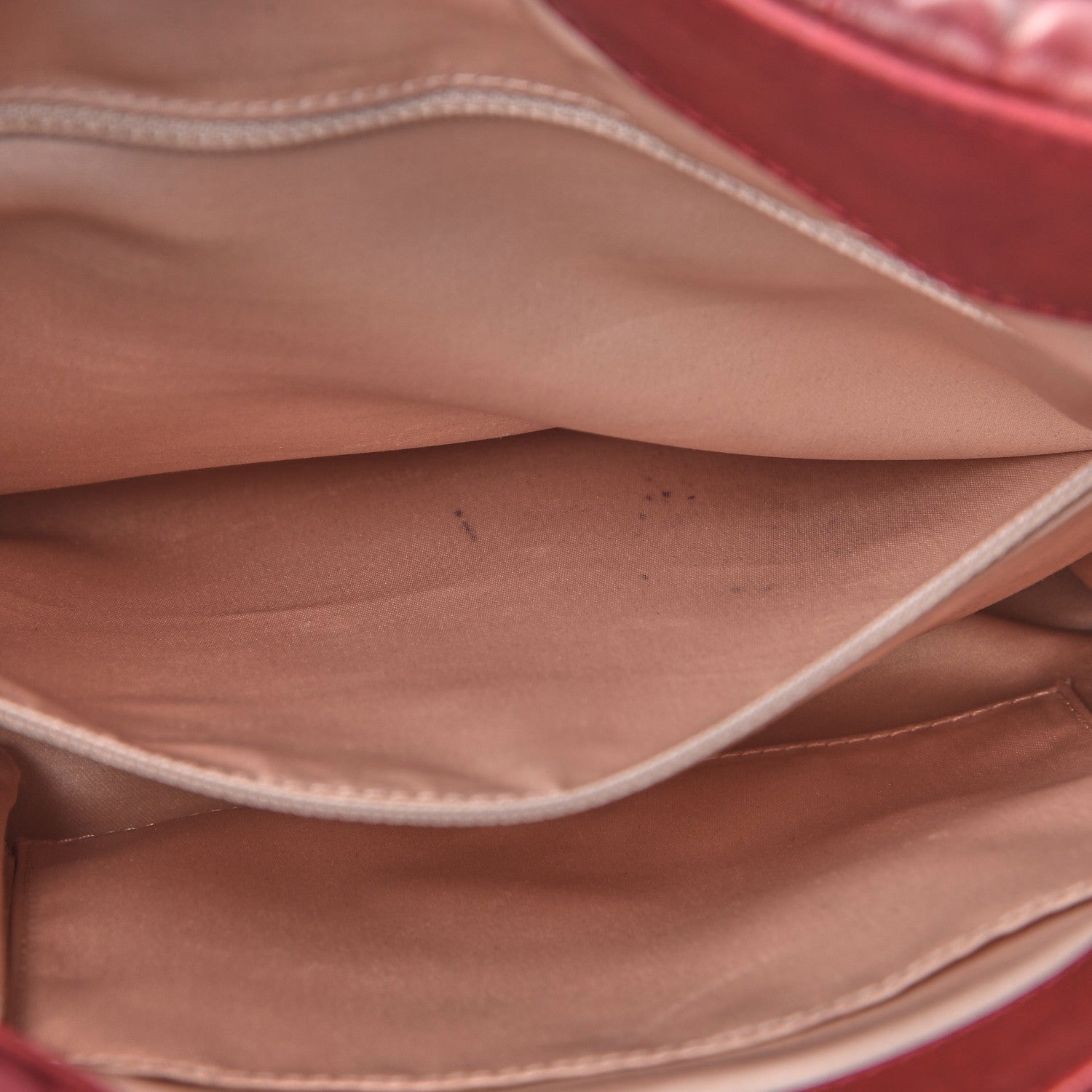 Chanel Calfskin Bubble Quilt Flap Bag Red 9 of 10
