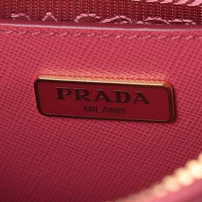 Prada Saffiano Lux Mini Promenade Tote Peonia 8 of 13