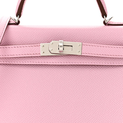Hermes Epsom Mini Kelly Sellier 20 Mauve Sylvestre 6 of 10