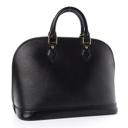 Louis Vuitton Epi Alma PM Black 3 of 8