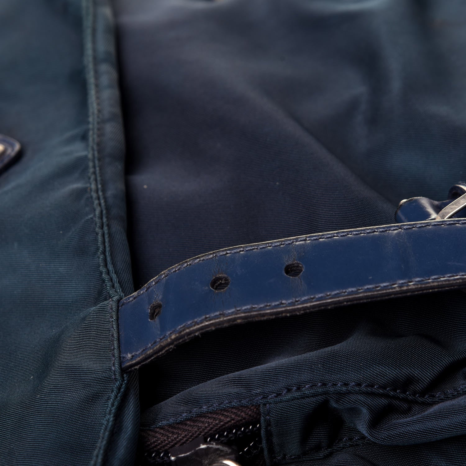 Prada Nylon Vela Messenger Bag Blue 12 of 18