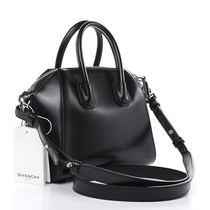Givenchy Shiny Lord Calfskin Mini Antigona Black 3 of 9