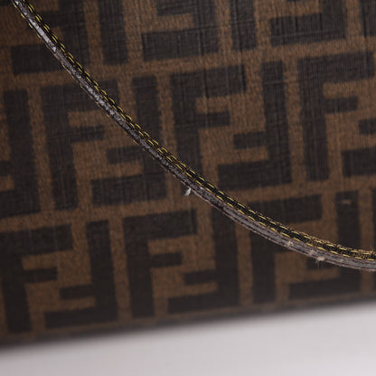 Fendi Zucca Spalmati Medium Roll Tote Tobacco Giallo 19 of 25