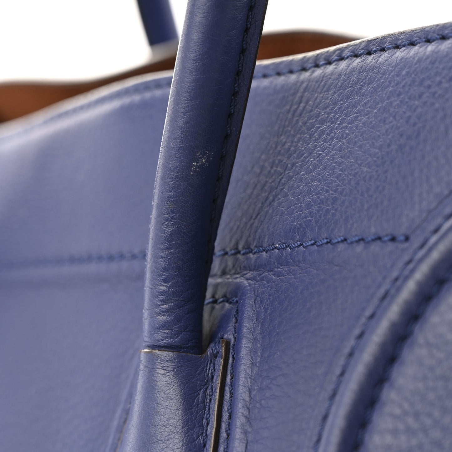 Grained Calfskin Medium Phantom Luggage Indigo