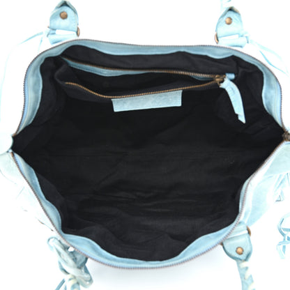Balenciaga Agneau Classic Hardware Work Sky Blue 6 of 16