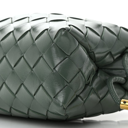 Bottega Veneta Polished Nappa Intrecciato Knot Mini Loop Camera Bag Aloe 9 of 9
