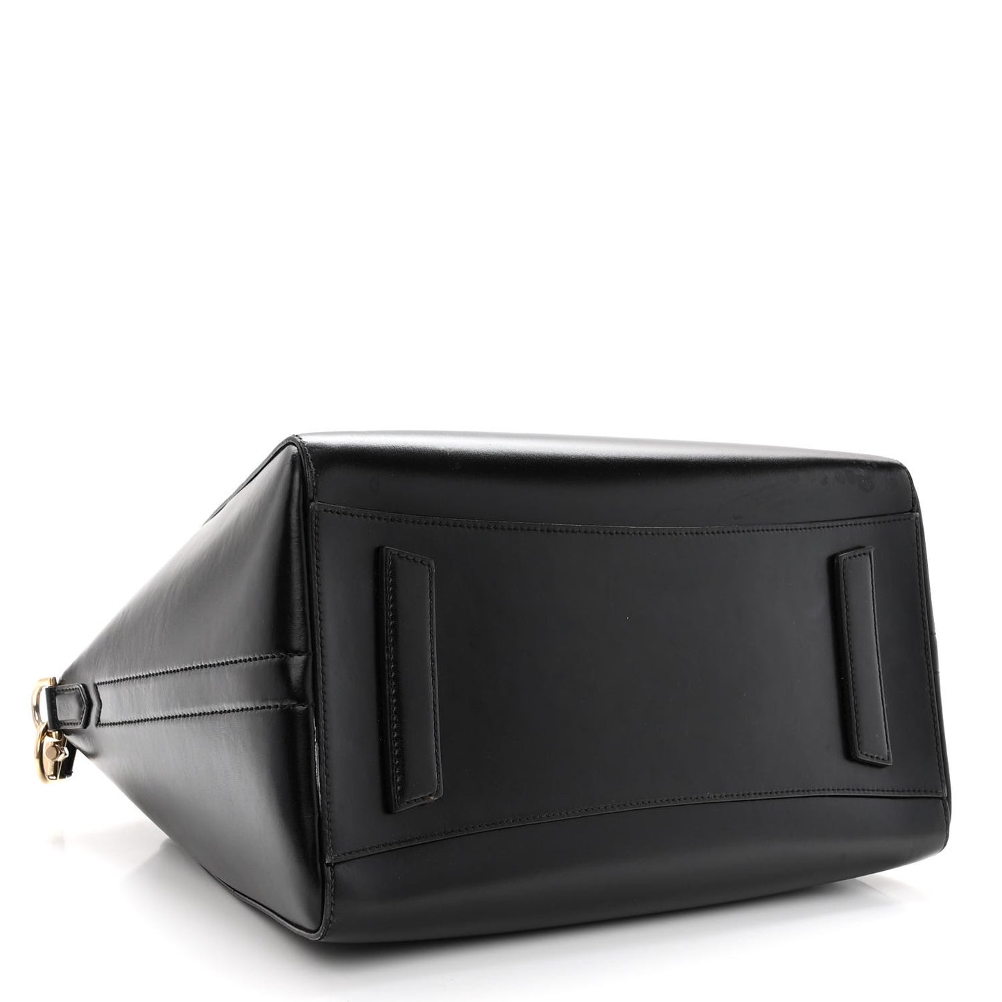 Shiny Lord Calfskin Medium Antigona Black
