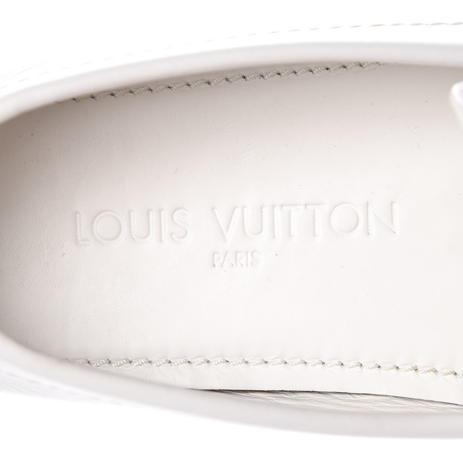 Louis Vuitton Calfskin Mens Monte Carlo Moccasin Loafers 6 White 7 of 10