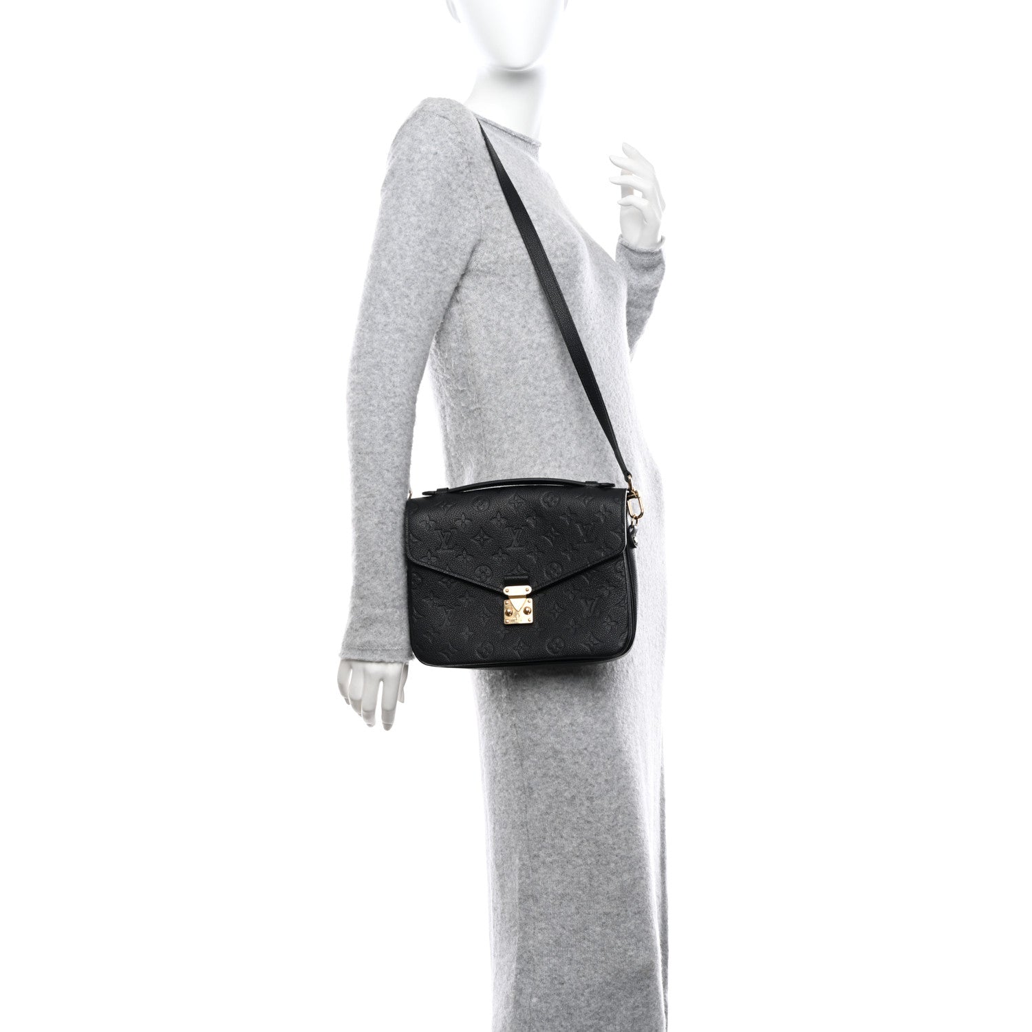 Louis Vuitton Empreinte Pochette Metis Black 2 of 9