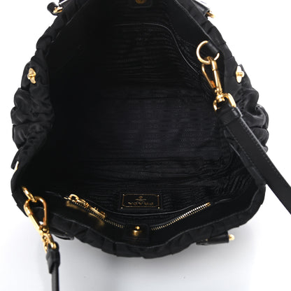 Prada Tessuto Nylon Gaufre Tote Black 5 of 10