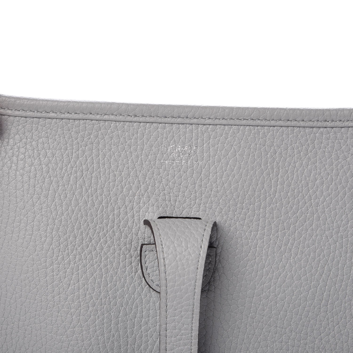 Hermes Taurillon Clemence Evelyne III PM Gris Mouette 6 of 12