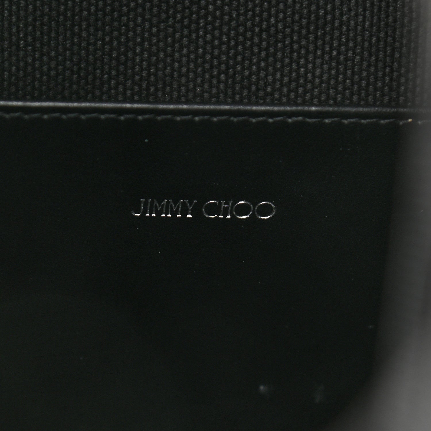 Jimmy Choo Canvas Logo Tote Black 6 of 11