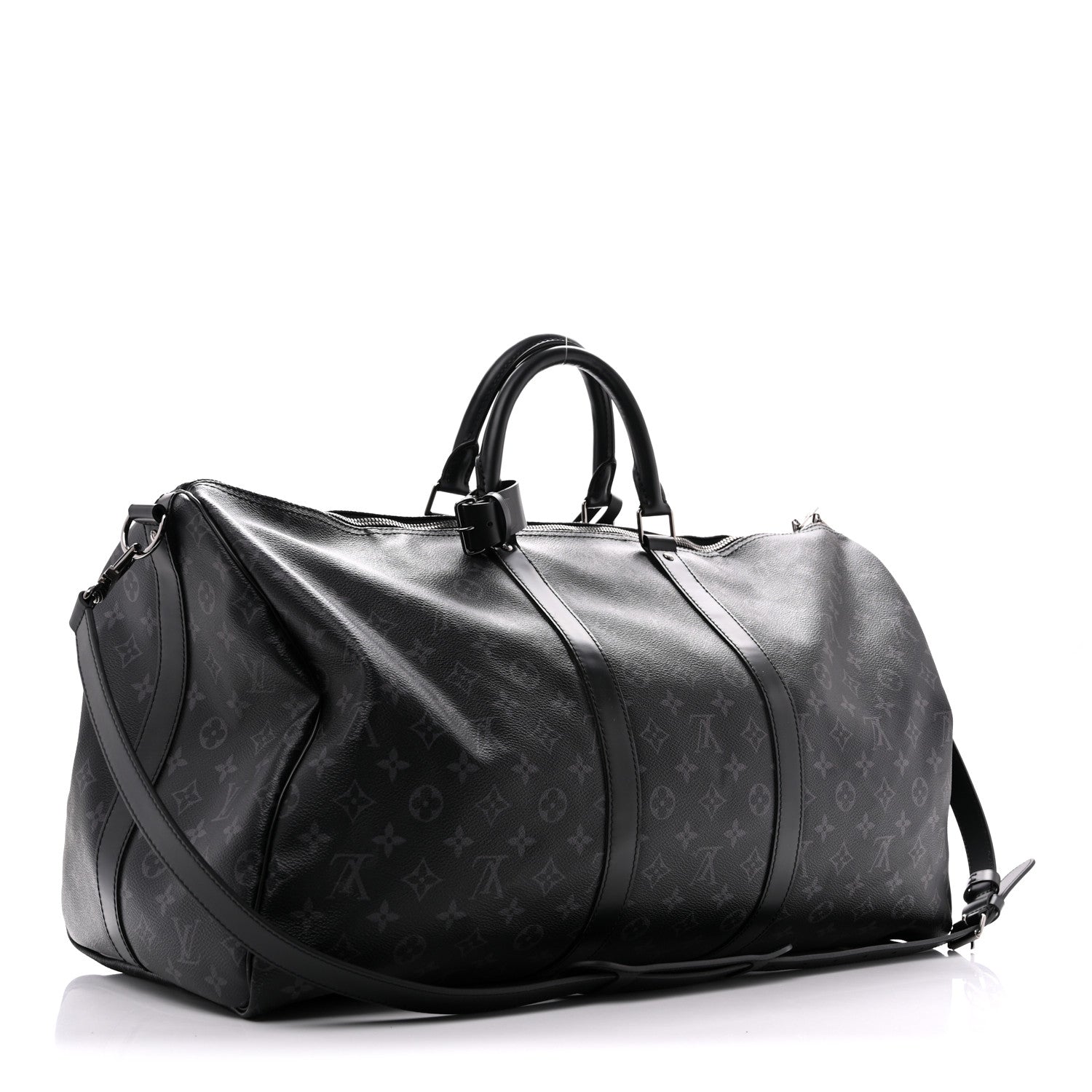 Louis Vuitton Monogram Eclipse Keepall Bandouliere 55 2 of 10