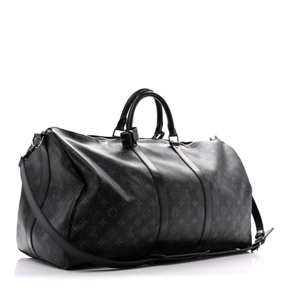 Louis Vuitton Monogram Eclipse Keepall Bandouliere 55 2 of 10