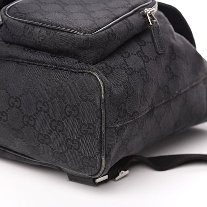 Gucci GG Monogram Single Buckle Backpack Black 11 of 14