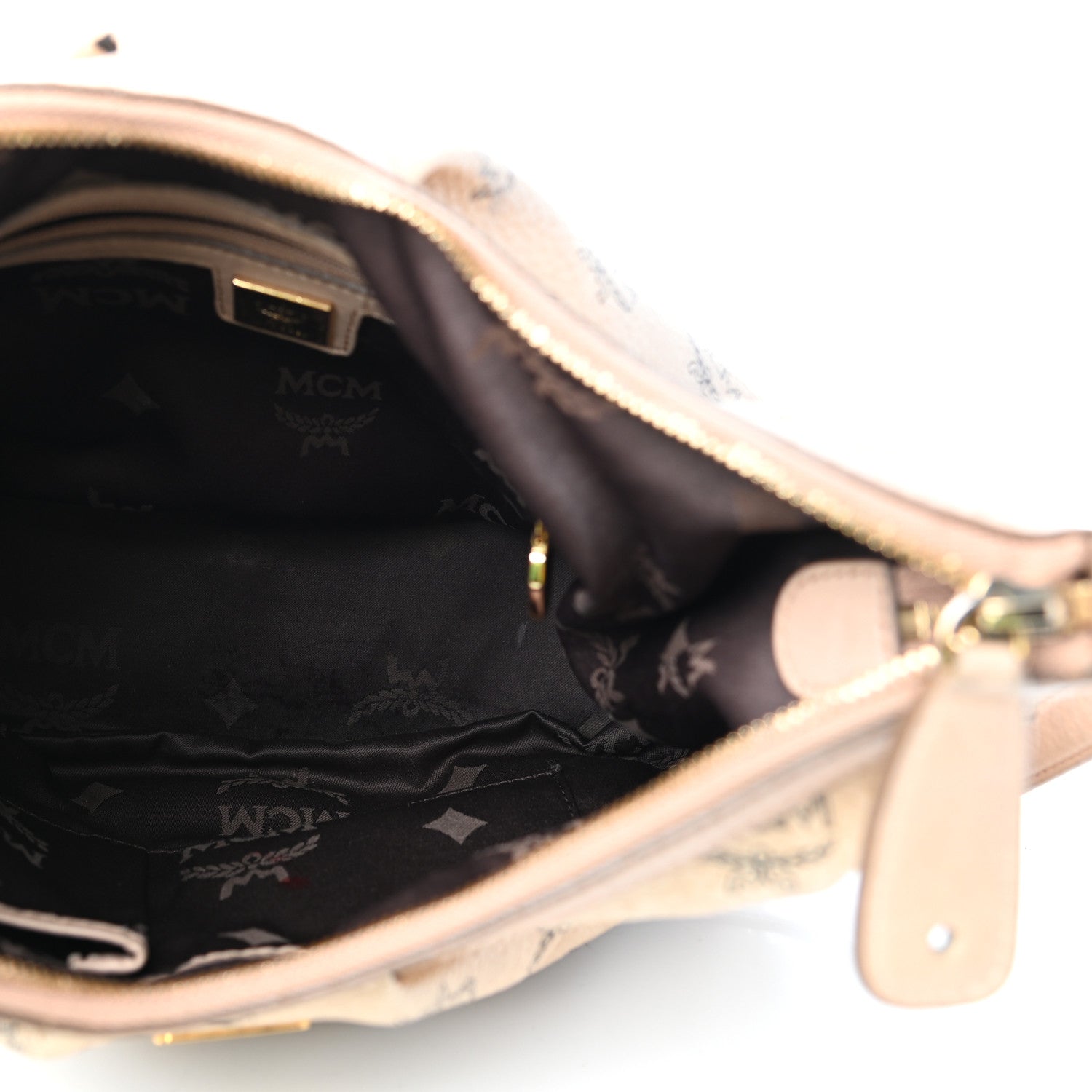 MCM Visetos Hobo Beige 5 of 9