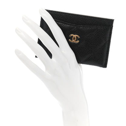 Chanel Caviar Quilted Card Holder Black 2 of 8