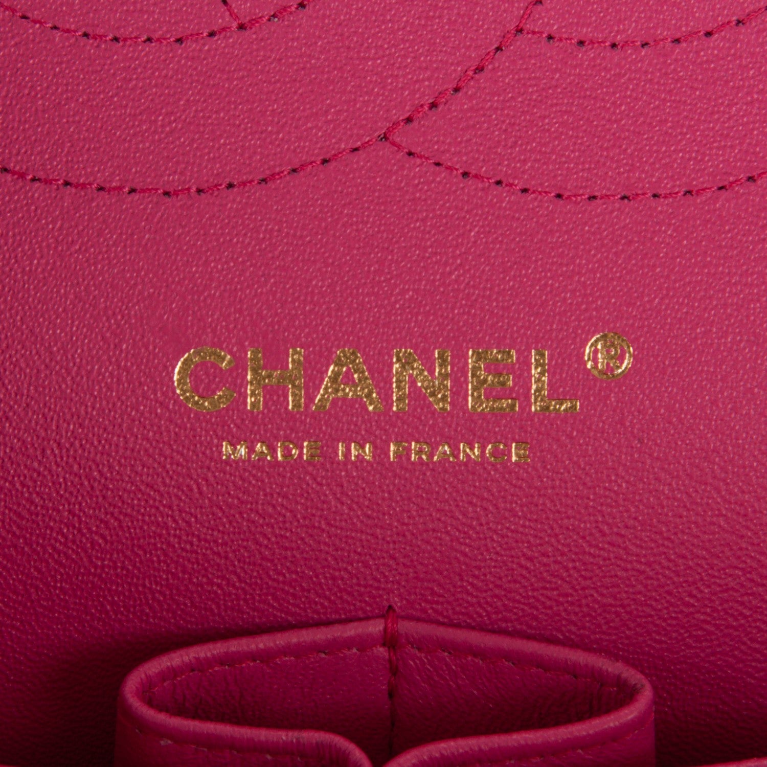 Chanel Lambskin Quilted Jumbo Double Flap Fuchsia 6 of 7